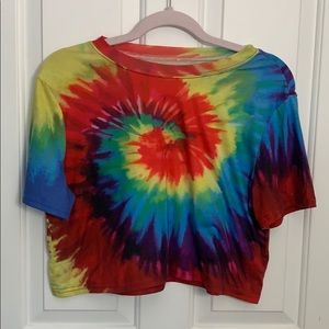 Cropped Tye Dye Tee